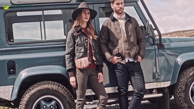 Wachsjacke Cropped Beadnell, Barbour