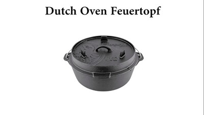 Dutch Oven Feuertopf mit Standfüßen, Petromax