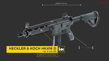 Airsoft-Gewehr HK 416 D AEG, Heckler & Koch