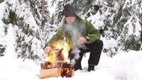 Messer Bushcraft Survival His-Vis Orange, Morakniv