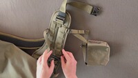 Lastenkraxe DL70 Wildtragegestell, Vorn