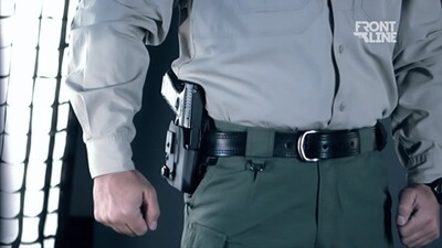 Gürtelholster Kydex SR Paddle, Front Line