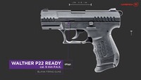 Schreckschuss Pistole P22 READY, Walther