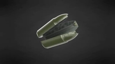 .22 lfb. Quiet-22 Segmented HP 2,6g/40grs., CCI
