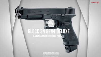 Airsoft Pistole 34 Gen4 CO2, Glock