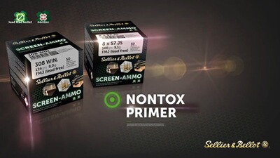.308 Win. Screen-Ammo SCR Zink 8,0g/124grs., Sellier & Bellot