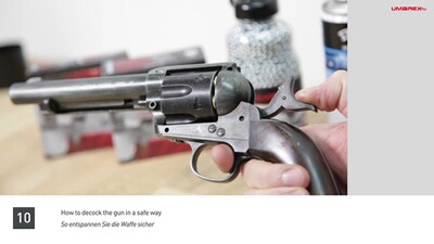 CO2 Revolver Army 45 Rundkugel, Colt