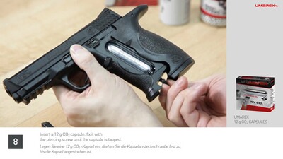 CO2 Pistole M&P 40, Smith & Wesson