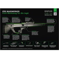 Repetierbüchse Vorführwaffe DR21 mit Grundschiene Basis Vario, Dentler