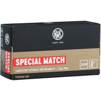 .22 lfb. Special Match 2,6g/40grs., RWS