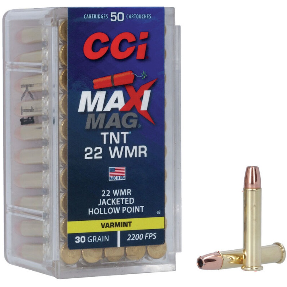 .22 Win. Mag. TNT-Hohlspitz 1,9g/30grs., CCI