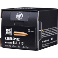 Geschosse .224 4,8g/74grs. KS, RWS