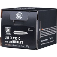 Geschosse .308  11,7g/180grs. UNI Classic, RWS