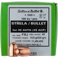 Geschosse .452 (.45 ) Vlm 14,9g/230grs., Sellier & Bellot
