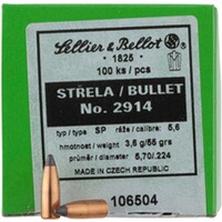 Geschosse .224 3,6g/55grs. Tlm, Sellier & Bellot