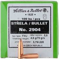 Geschosse .228 4,6g/71grs. Vlm, Sellier & Bellot