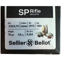 Geschosse .226 4,6g/70grs. Tlm, Sellier & Bellot