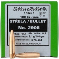 Geschosse .264 9,1g/140grs. Vlm BT, Sellier & Bellot