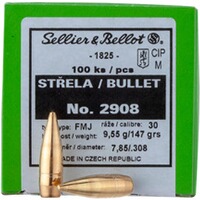 Geschosse .308 (7,62 mm) 9,5g/147grs. Vlm BT, Sellier & Bellot