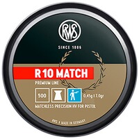 4,49mm Diabolo R 10 Match 0,45g, RWS