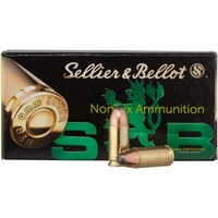 9 mm Luger Teilmantel NonTox 8,0g/124grs., Sellier & Bellot
