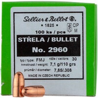 Geschosse .308 7,1g/110grs. Vlm, Sellier & Bellot