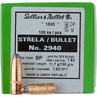 Geschosse .311 Tlm Rd  11,7g/180grs., Sellier & Bellot