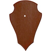 Trophäenschild Bock, mit Kiefereinlage, Wald & Forst