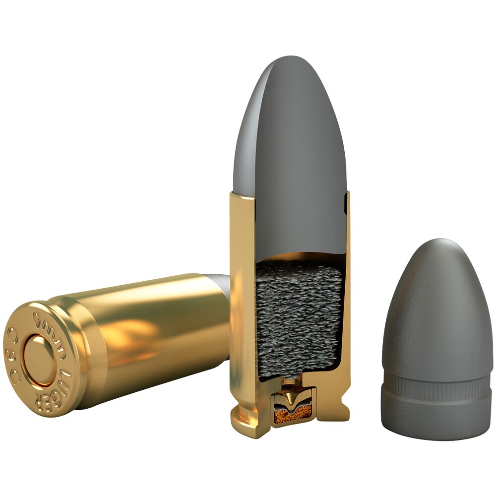 9 mm Luger LRN 8,0g/124grs., Magtech
