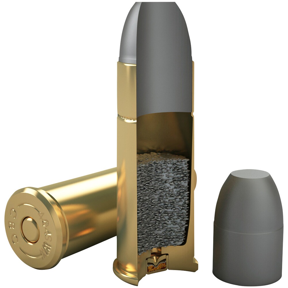 .44-40 Winchester Blei-Flachkopf 14,58g/225grs., Magtech