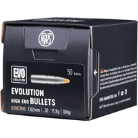 Geschosse .308 11,9g/184grs. Evolution, RWS