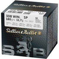 .308 Win. Teilmantel 11,7g/180grs., Sellier & Bellot