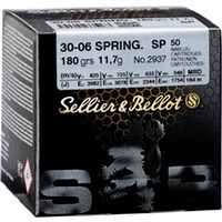 .30-06 Spr. Teilmantel 11,7g/180grs., Sellier & Bellot