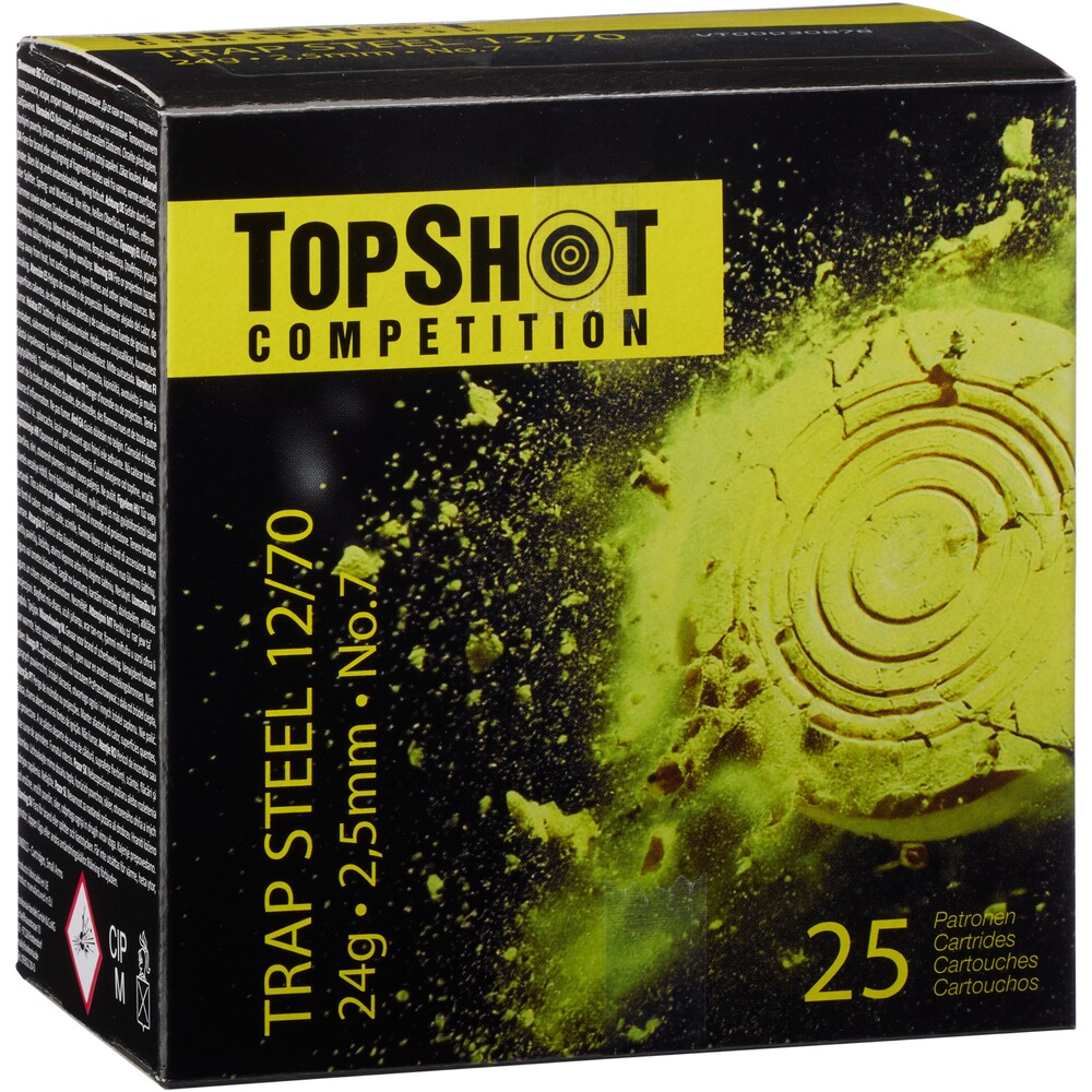 12/70 Trap Steel 2,5mm 24g, TOPSHOT Competition