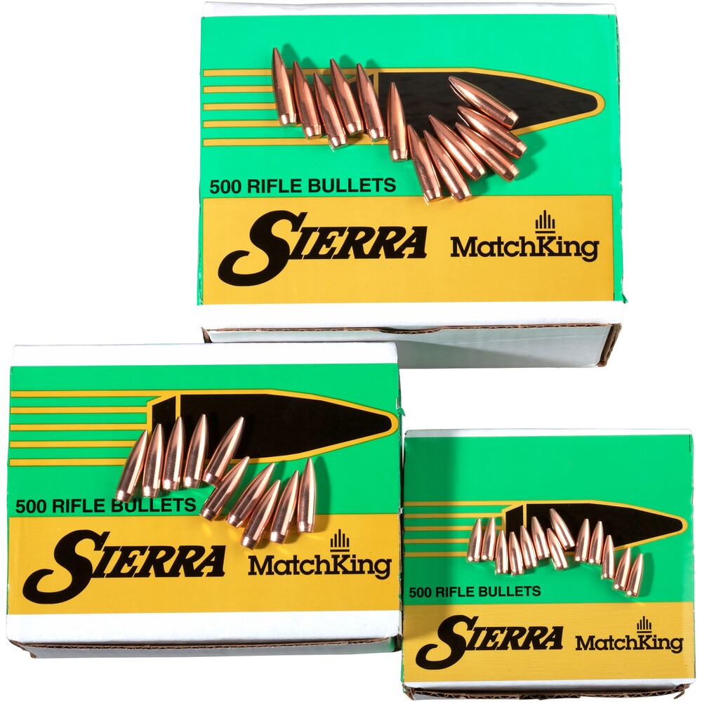 .308 (7,62 mm), 10,9g/168grs. HPBT MK, Sierra