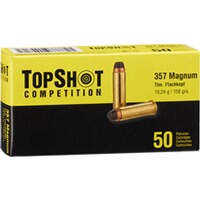 .357 Magnum Teilmantel Flachkopf 10,2g/158grs., TOPSHOT Competition