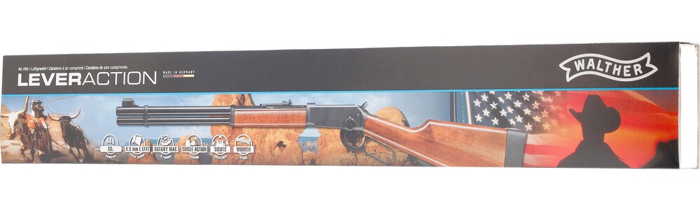 CO2 Gewehr Lever Action Steel Finish, Walther