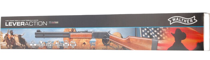 CO2 Gewehr Lever Action Steel Finish, Walther