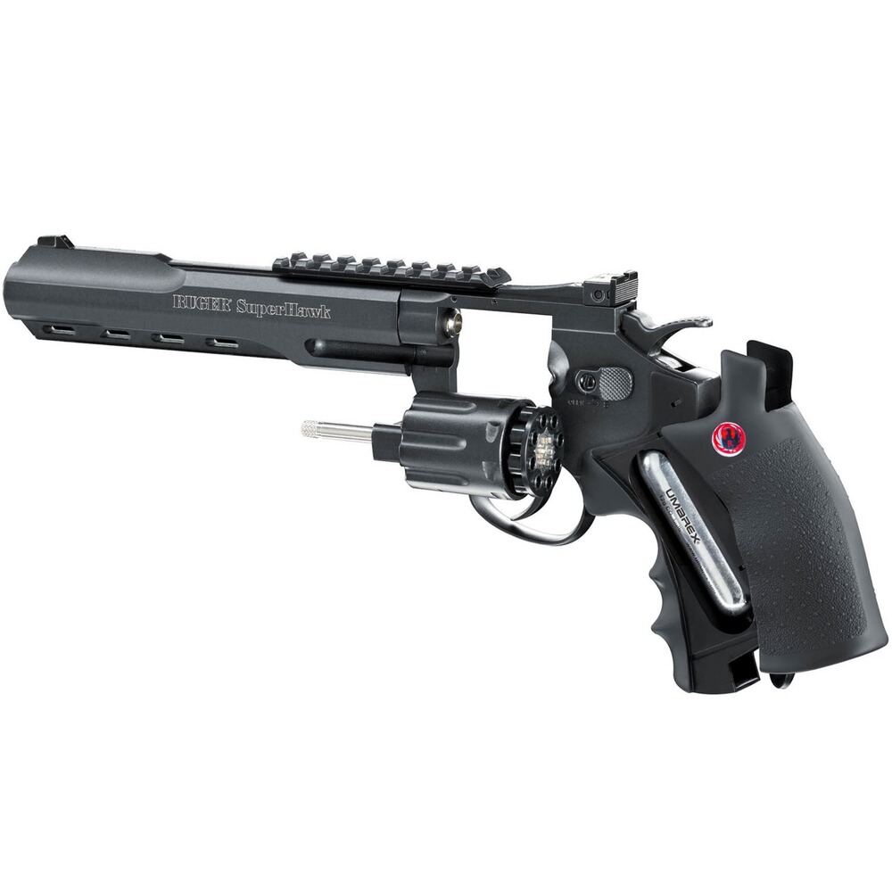Airsoft Revolver Super Hawk 6" CO2, Ruger