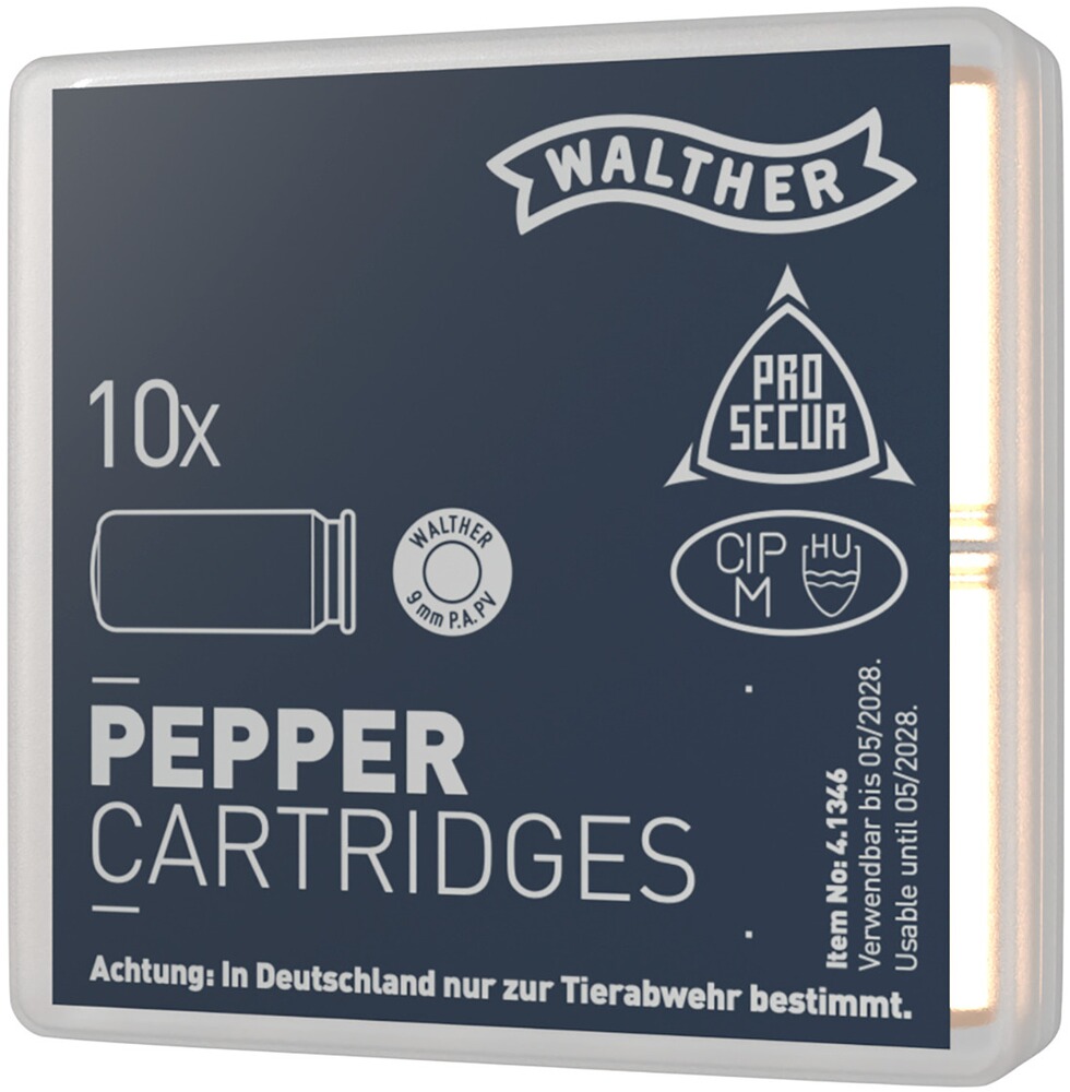 Pfeffer-Gas Patronen 9 mm P.A.