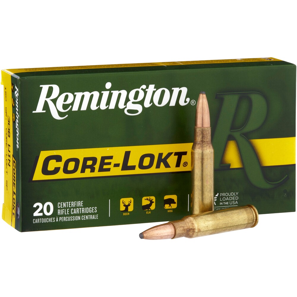 .308 Win. Core-Lokt SP 9,7g/150grs.