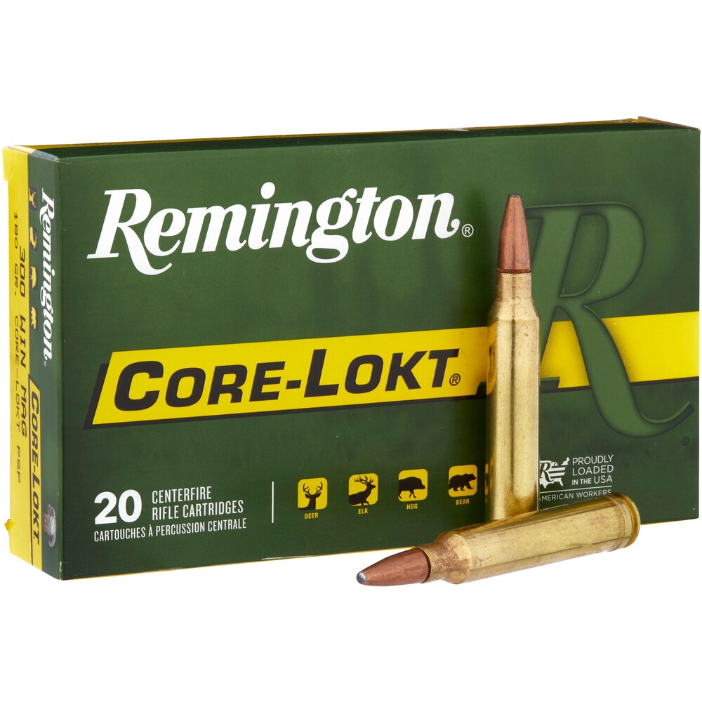 .300 Win. Mag. Core-Lokt SP 11,7g/180grs.