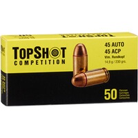 .45 ACP Vollmantel 14,9g/230grs., TOPSHOT Competition