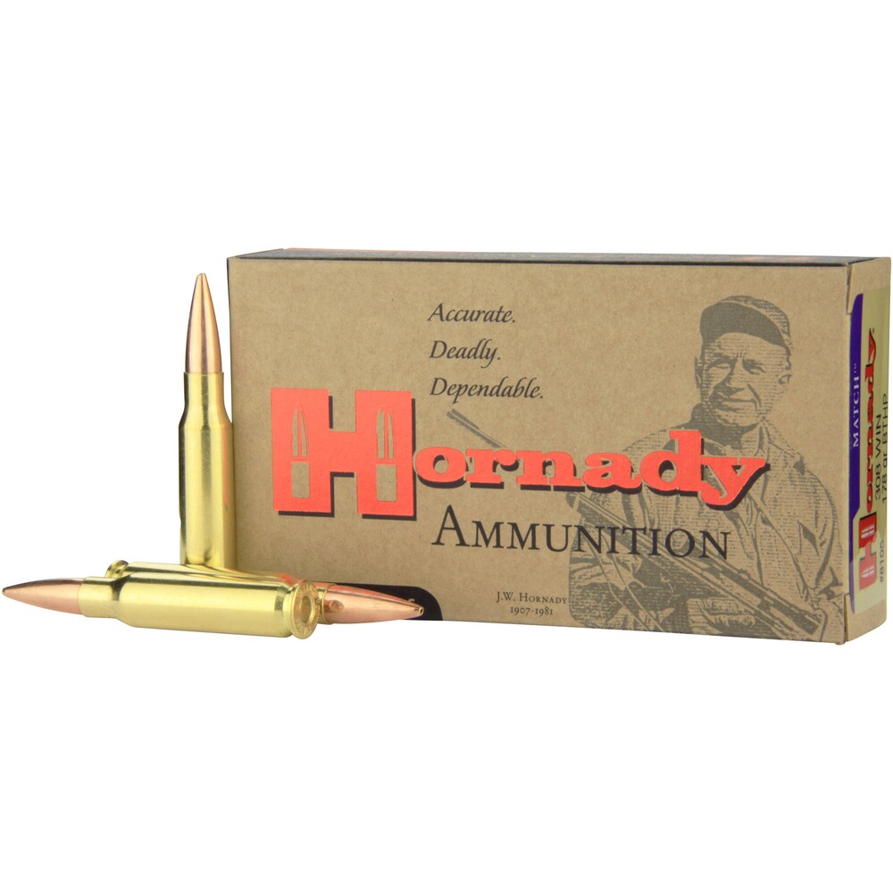 .308 Win. Match BTHP 11,5g/178grs., Hornady