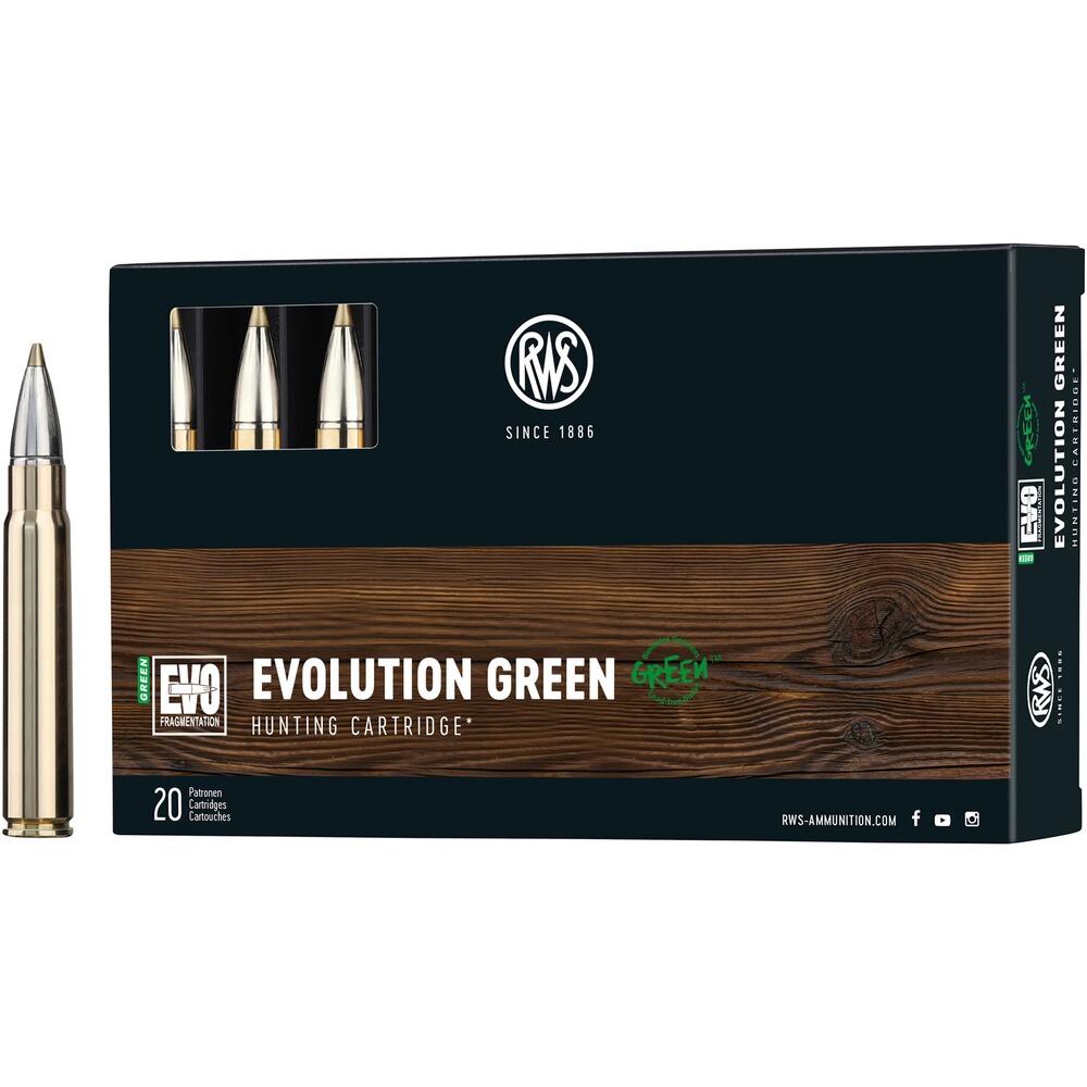 9,3x62 Evolution Green 11,9g/184grs., RWS