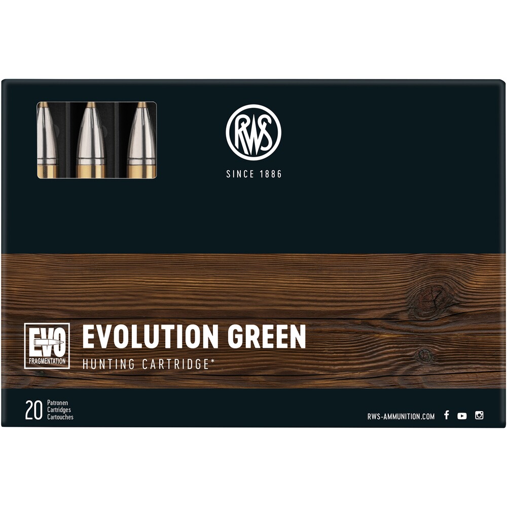 9,3x74 R Evolution Green 11,9g/184grs.