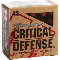 9 mm Luger Critical Defense FTX 7,5g/115grs., Hornady