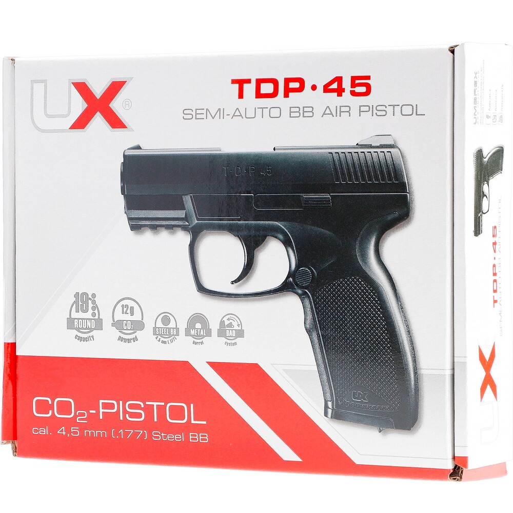 CO2 Pistole Tactical Defense TDP 45, UX
