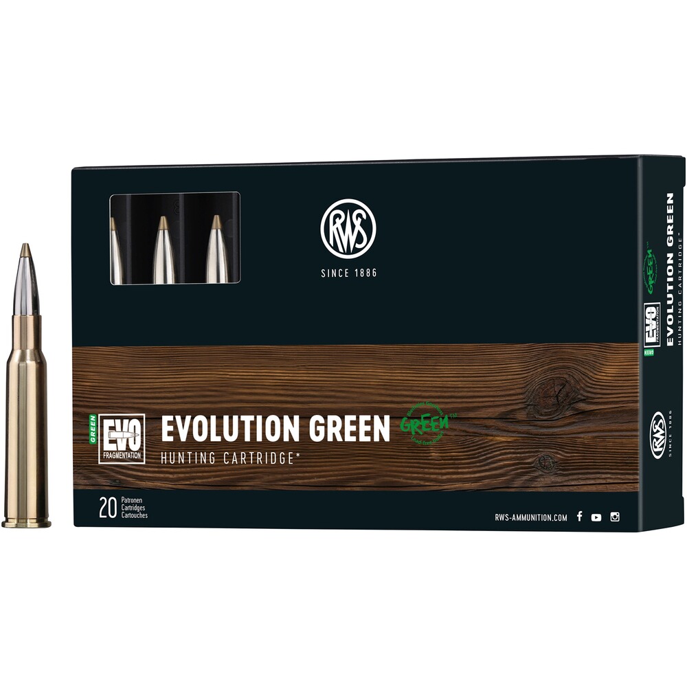 7x57 R Evolution Green 8,2g/127grs., RWS