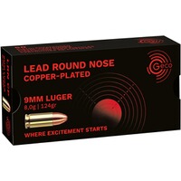 9 mm Luger Blei Rk verkupfert 8,0g/124grs., Geco